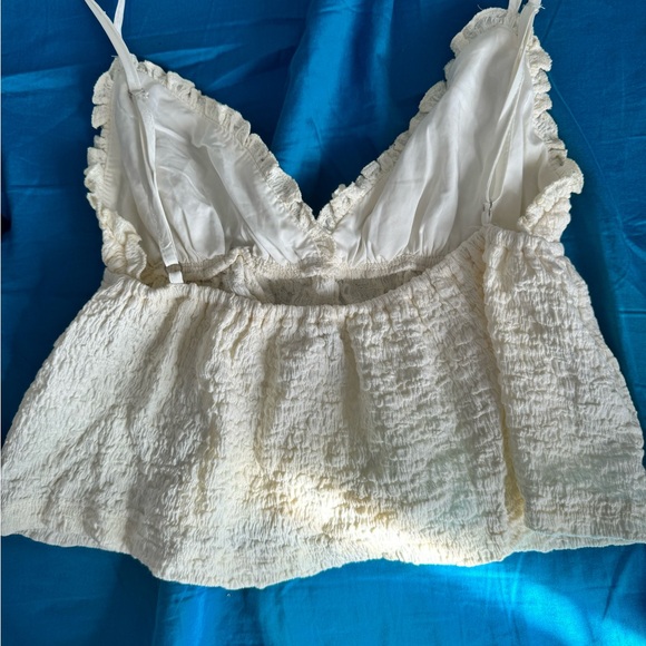 Princess Polly Cream Textured Top - Picture 2 of 2